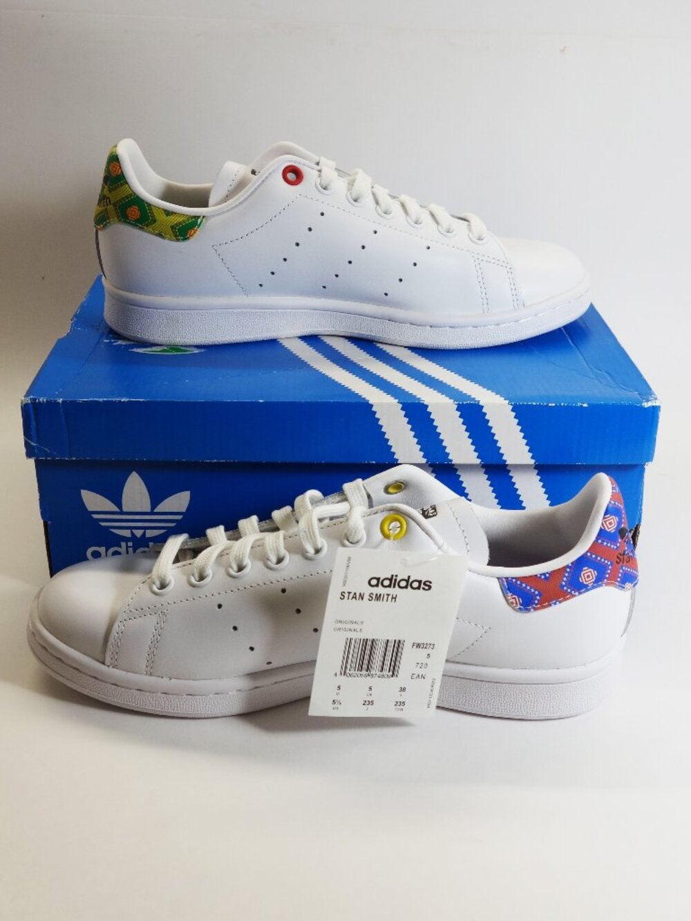 Adidas Original Stan Smith Mismatch Sneakers Men 5.5/ Women 7 NIB!